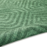 Cassetino Washable Flatweave Rug Green Close7 from Roseland Furniture
