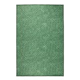 Cassetino Washable Flatweave Rug Green Close7 from Roseland Furniture