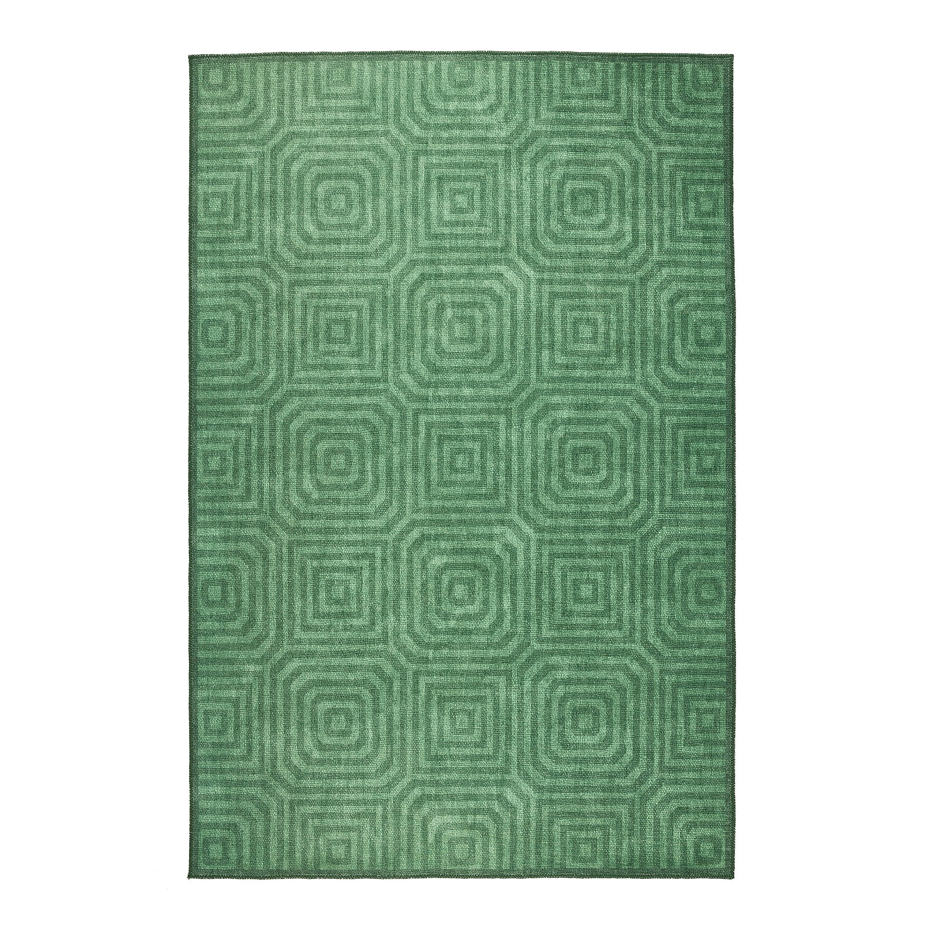 Cassetino Washable Flatweave Rug Green Close7 from Roseland Furniture