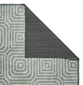 Cassetino Washable Flatweave Rug Grey from Roseland Furniture