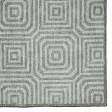 Cassetino Washable Flatweave Rug Grey from Roseland Furniture