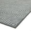 Cassetino Washable Flatweave Rug Grey from Roseland Furniture