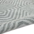 Cassetino Washable Flatweave Rug Grey from Roseland Furniture
