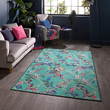 Cotswold Washable Flatweave Rug Blue from Roseland Furniture