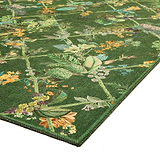 Cotswold Washable Flatweave Rug Green from Roseland Furniture