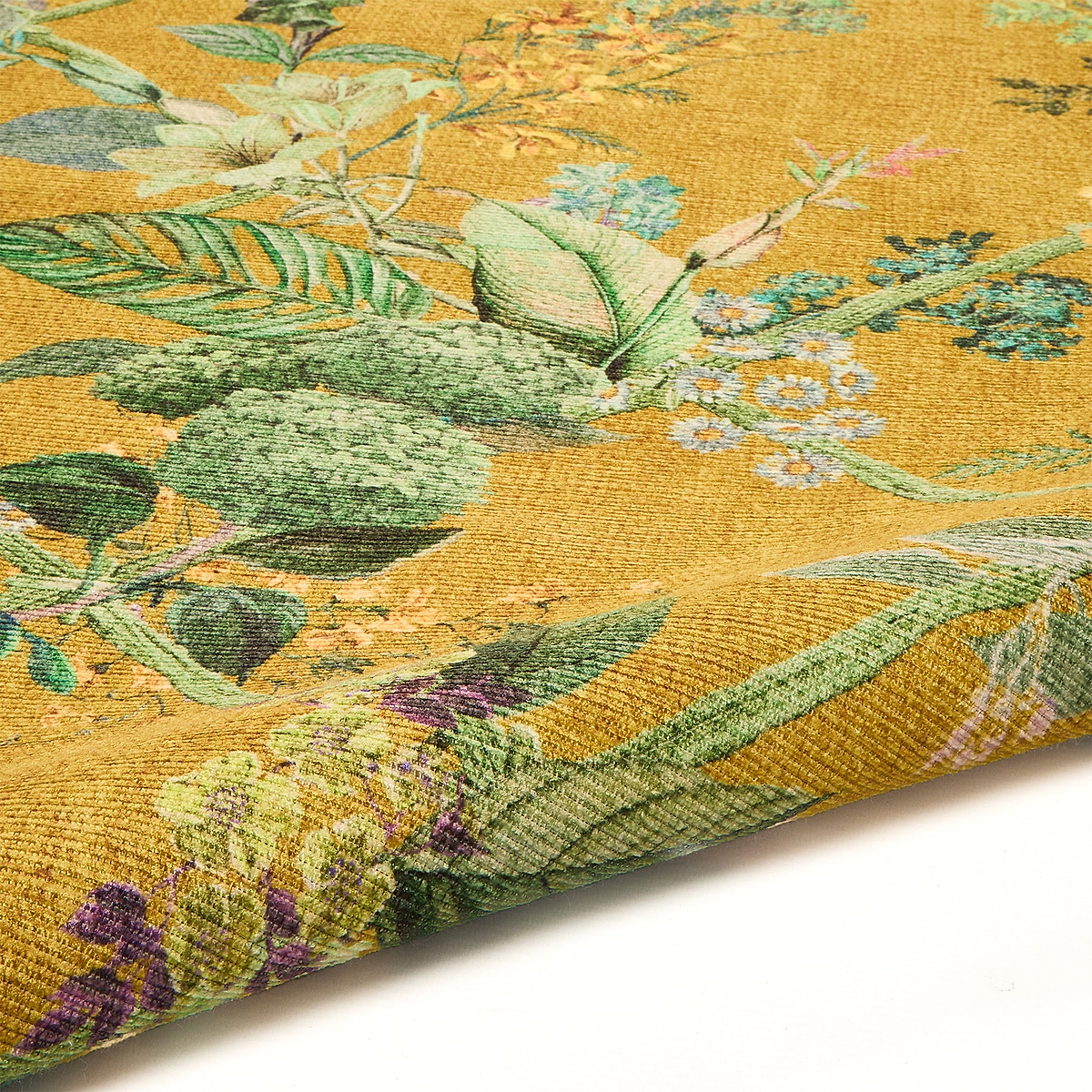 Cotswold Washable Flatweave Rug Yellow from Roseland Furniture