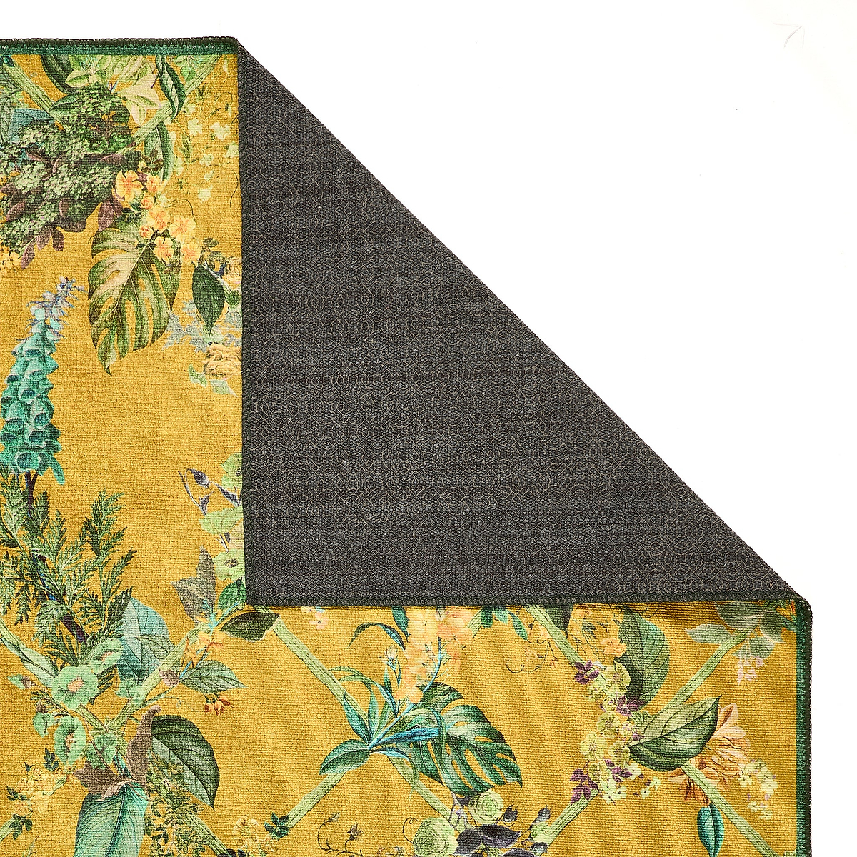 Cotswold Washable Flatweave Rug Yellow from Roseland Furniture