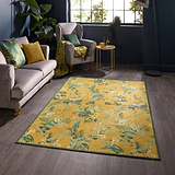 Cotswold Washable Flatweave Rug Yellow from Roseland Furniture