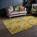 Cotswold Washable Flatweave Rug Yellow from Roseland Furniture