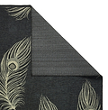 Dandy Washable Flatweave Rug Black from Roseland Furniture
