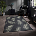 Dandy Washable Flatweave Rug Black from Roseland Furniture