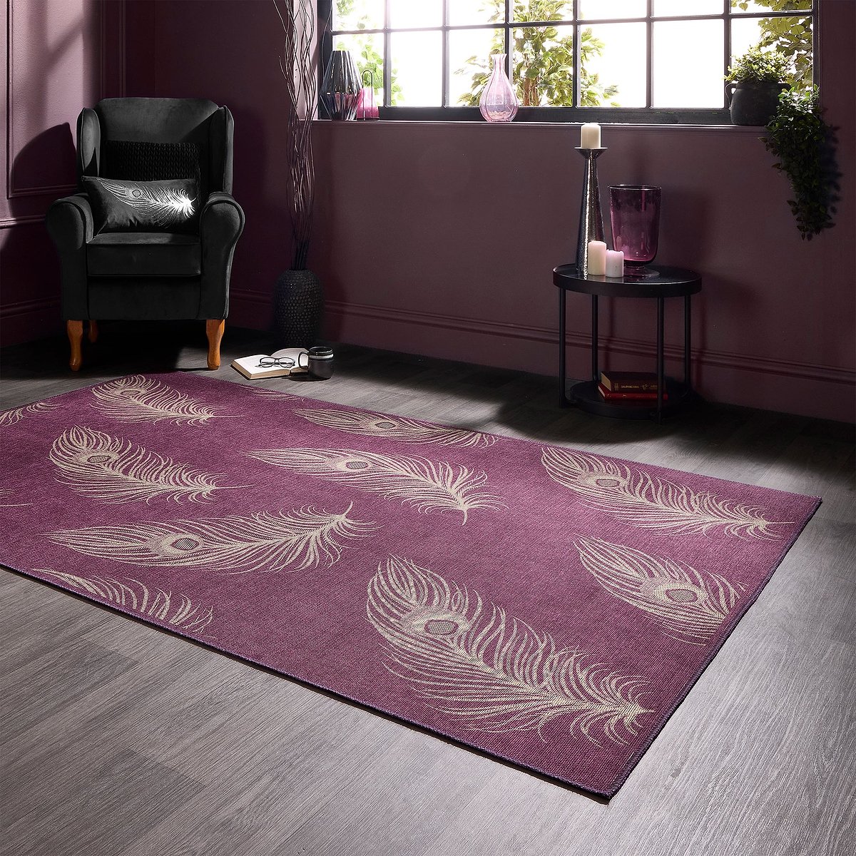 Dandy Washable Flatweave Rug Red from Roseland Furniture