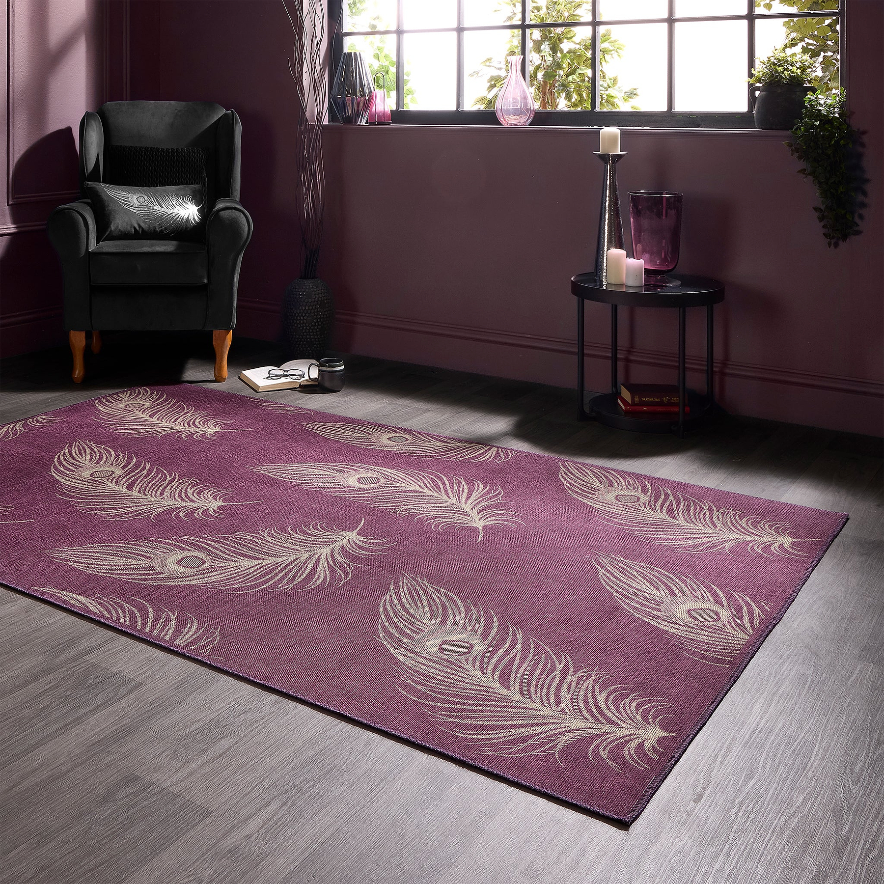 Dandy Washable Flatweave Rug Red from Roseland Furniture