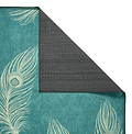 Dandy Washable Flatweave Rug Blue from Roseland Furniture