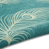 Dandy Washable Flatweave Rug Blue from Roseland Furniture