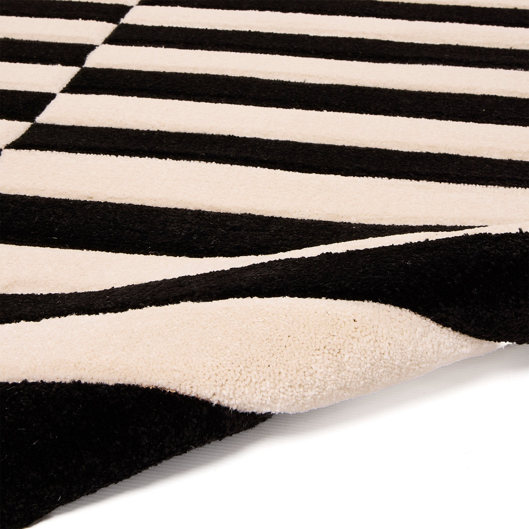 Dolce Vita Washable Flatweave Rug Black from Roseland Furniture