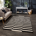Dolce Vita Washable Flatweave Rug Black from Roseland Furniture