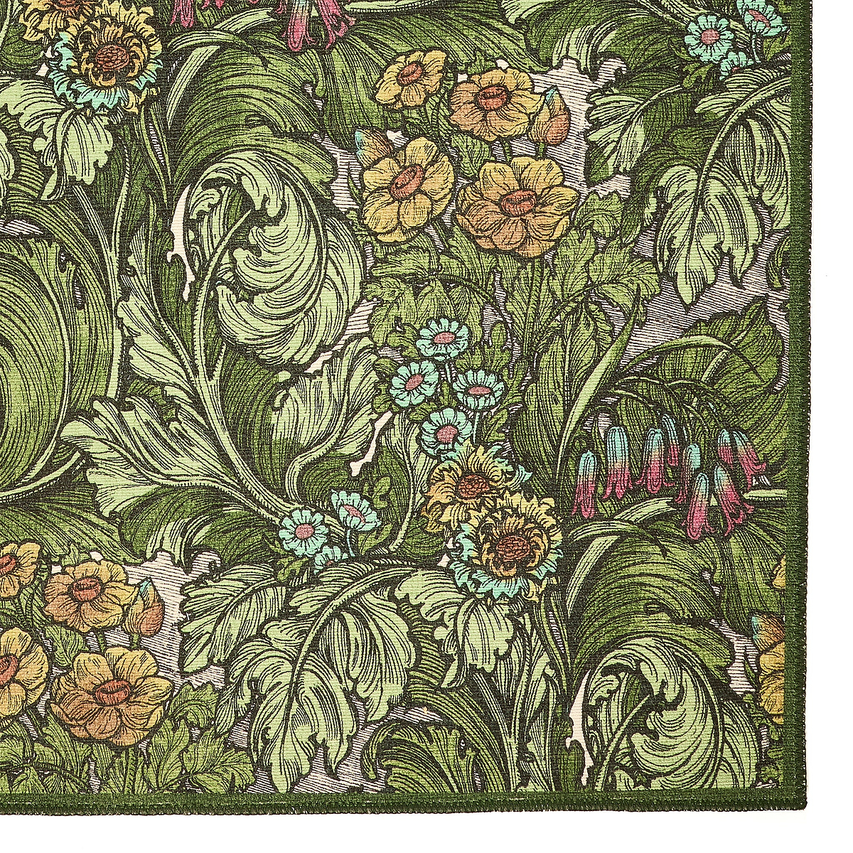Hedgerovia Washable Flatweave Rug Green from Roseland Furniture