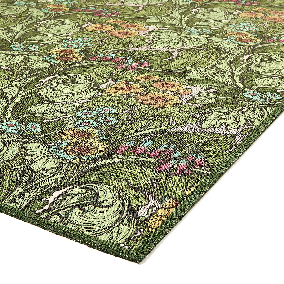 Hedgerovia Washable Flatweave Rug Green from Roseland Furniture