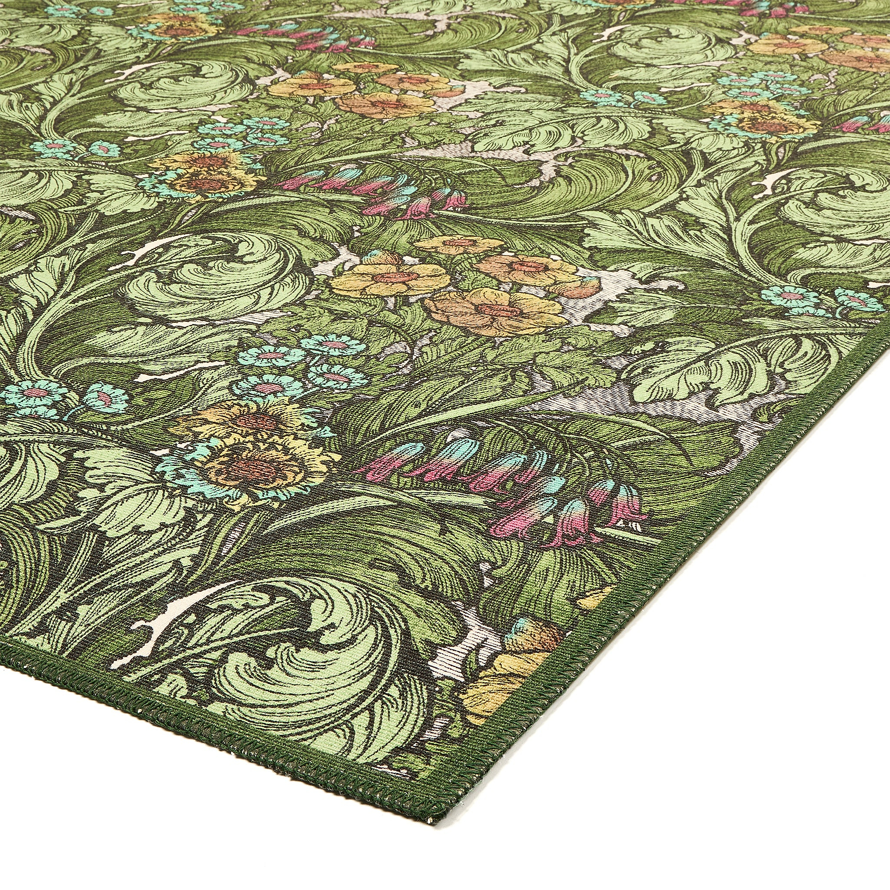 Hedgerovia Washable Flatweave Rug Green from Roseland Furniture