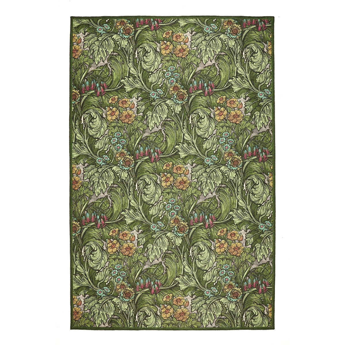 Hedgerovia Washable Flatweave Rug Green from Roseland Furniture