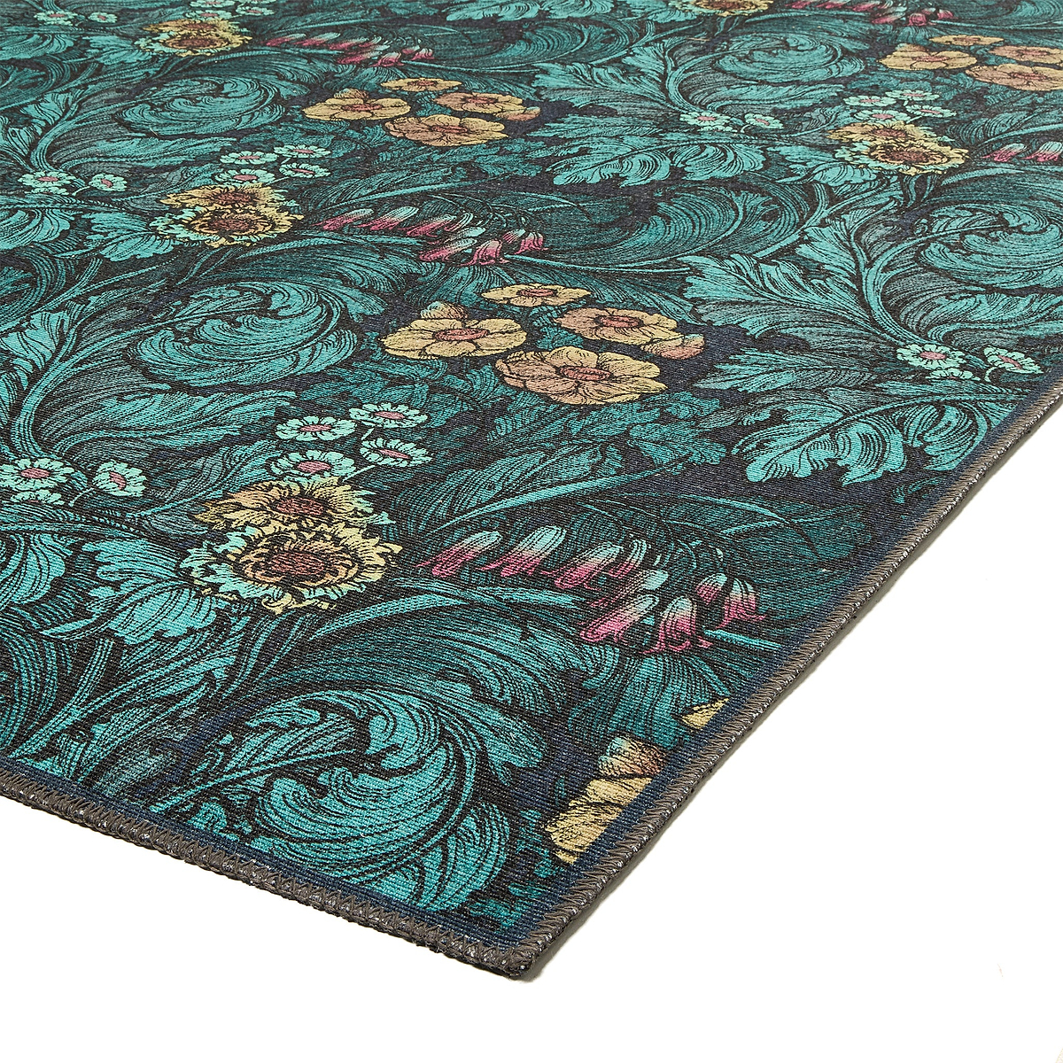 Hedgerovia Washable Flatweave Rug Blue from Roseland Furniture