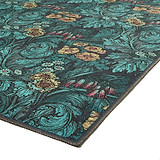 Hedgerovia Washable Flatweave Rug Blue from Roseland Furniture