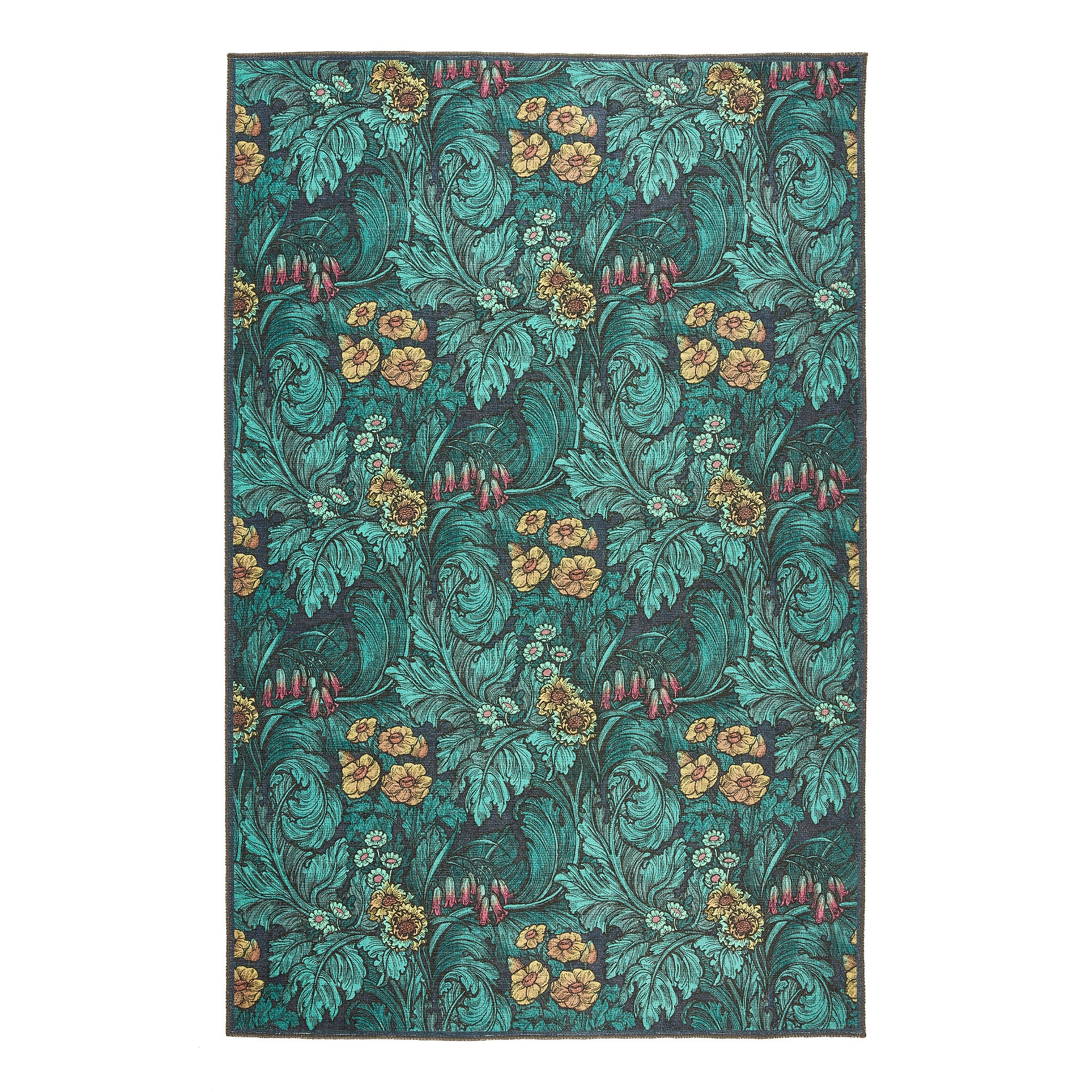 Hedgerovia Washable Flatweave Rug Blue from Roseland Furniture