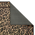 Leopard Washable Flatweave Rug Black from Roseland Furniture