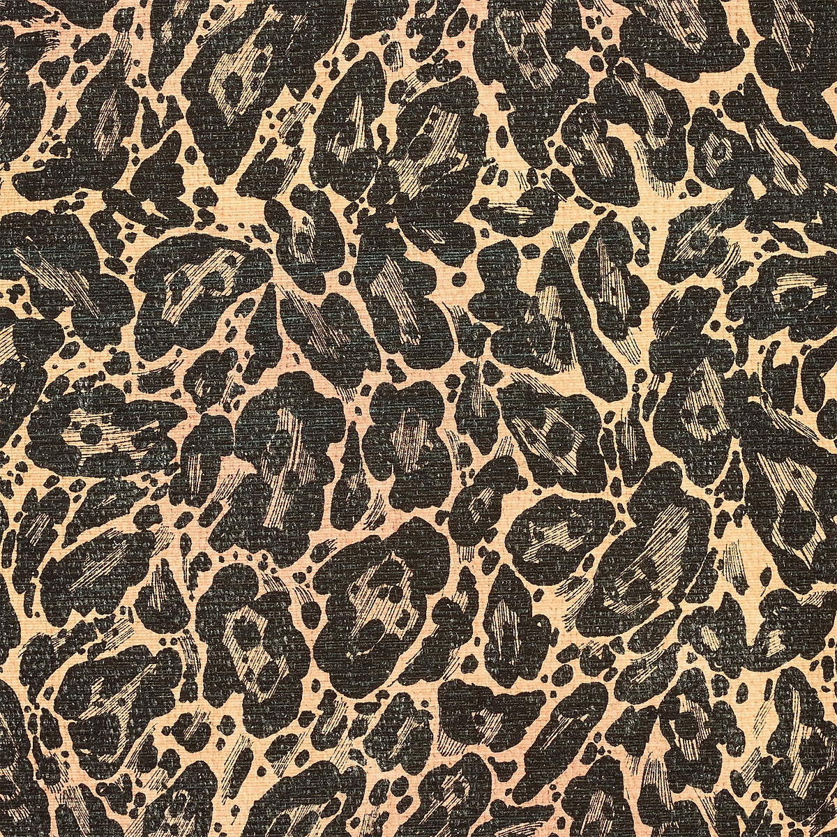 Leopard Washable Flatweave Rug Black from Roseland Furniture