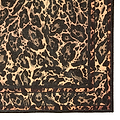 Leopard Washable Flatweave Rug Black from Roseland Furniture