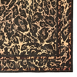 Leopard Washable Flatweave Rug Black from Roseland Furniture