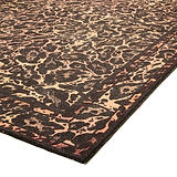 Leopard Washable Flatweave Rug Black from Roseland Furniture