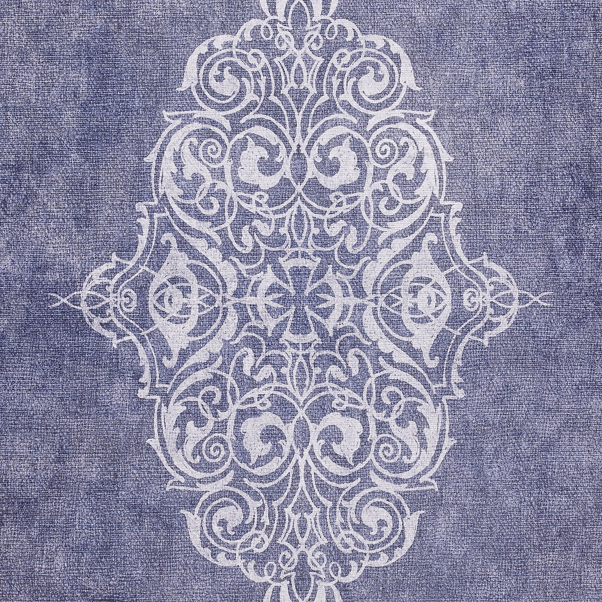 Sarabande Washable Flatweave Rug Blue from Roseland Furniture