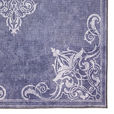 Sarabande Washable Flatweave Rug Blue from Roseland Furniture