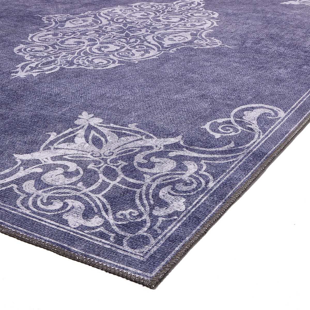 Sarabande Washable Flatweave Rug Blue from Roseland Furniture