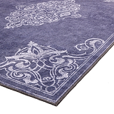 Sarabande Washable Flatweave Rug Blue from Roseland Furniture