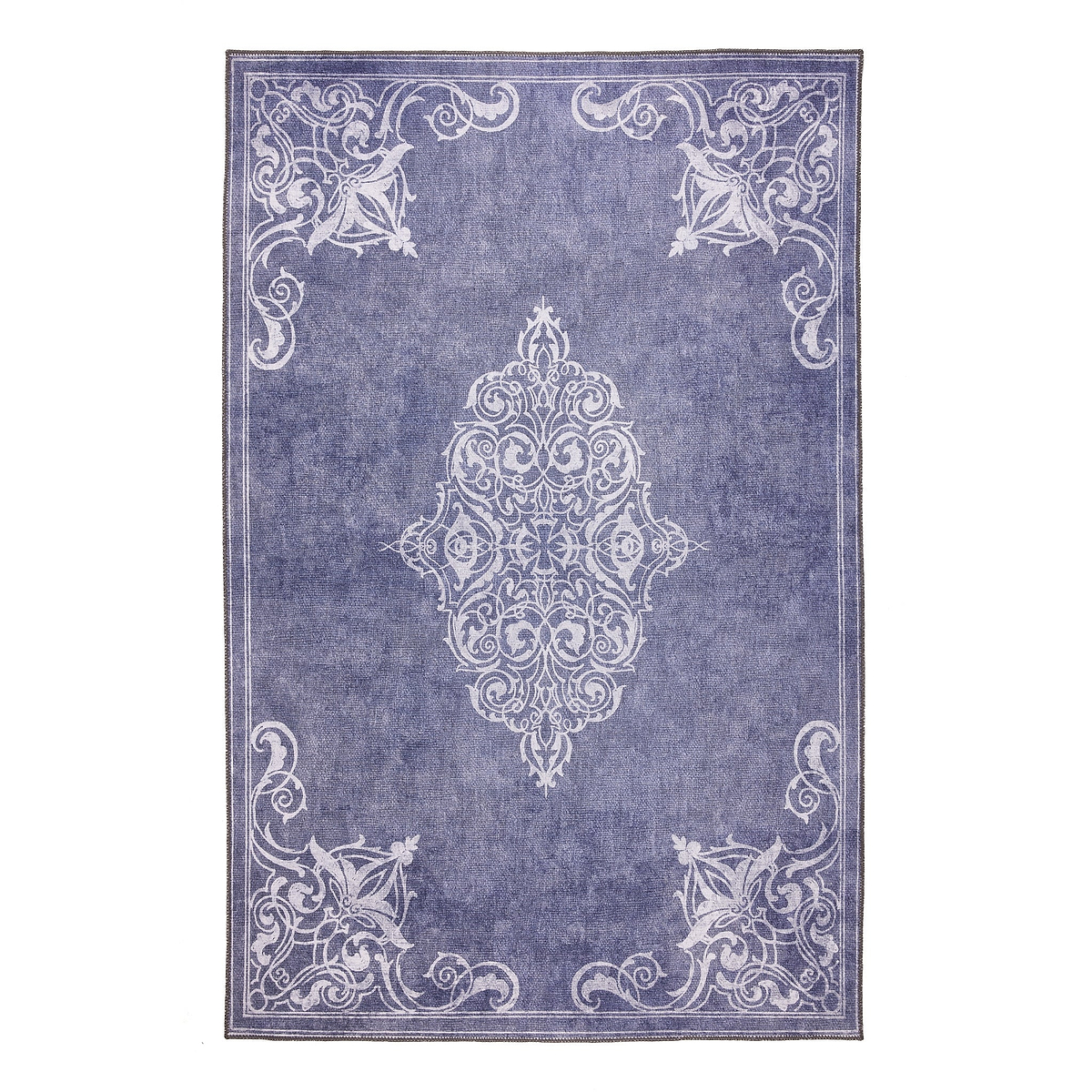 Sarabande Washable Flatweave Rug Blue from Roseland Furniture