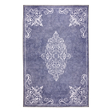 Sarabande Washable Flatweave Rug Blue from Roseland Furniture