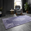 Sarabande Washable Flatweave Rug Blue from Roseland Furniture