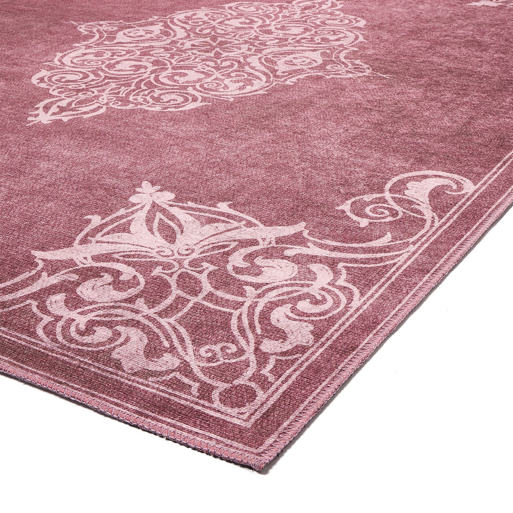 Sarabande Washable Flatweave Rug Red from Roseland Furniture