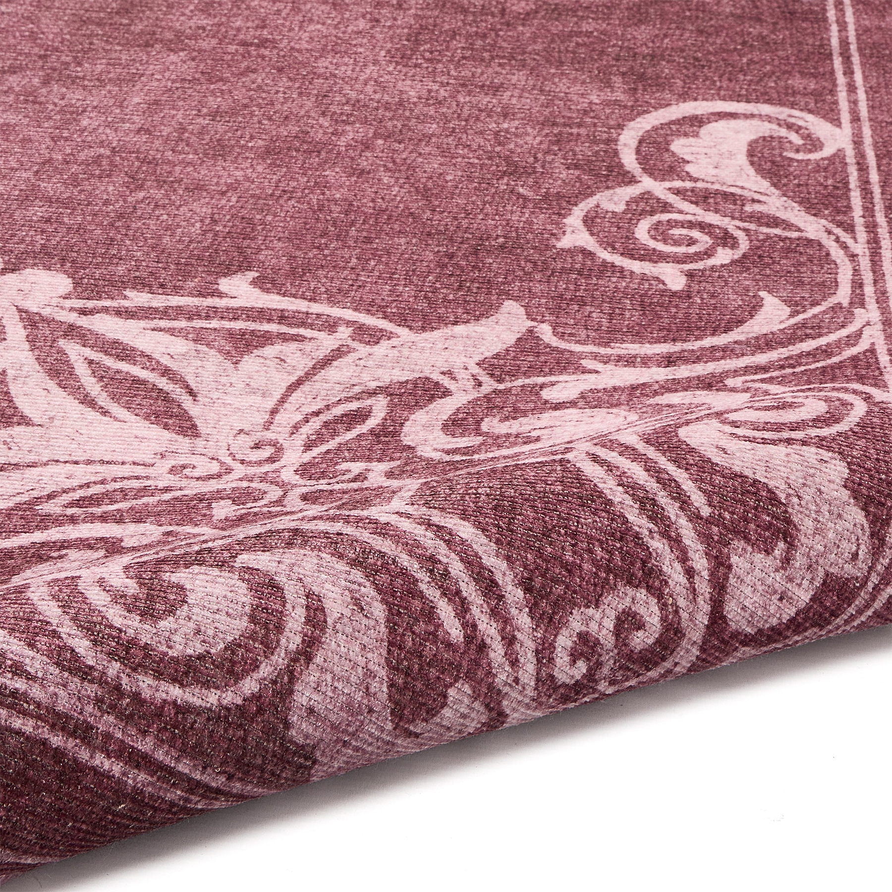 Sarabande Washable Flatweave Rug Red from Roseland Furniture