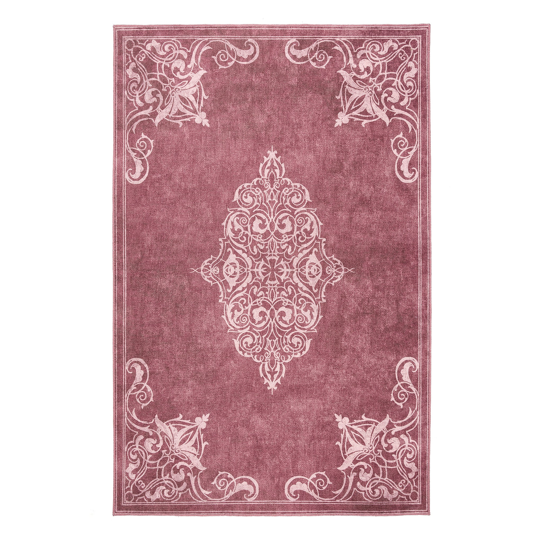 Sarabande Washable Flatweave Rug Red from Roseland Furniture