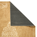 Sarabande Washable Flatweave Rug Gold from Roseland Furniture