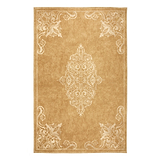 Sarabande Washable Flatweave Rug Gold from Roseland Furniture