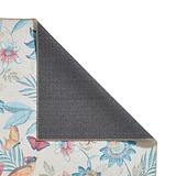 Amaya Tropical Birds Washable Rug Blue from Roseland Furniture