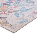 Amaya Tropical Birds Washable Rug Blue from Roseland Furniture