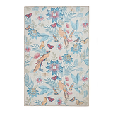 Amaya Tropical Birds Washable Rug Blue from Roseland Furniture