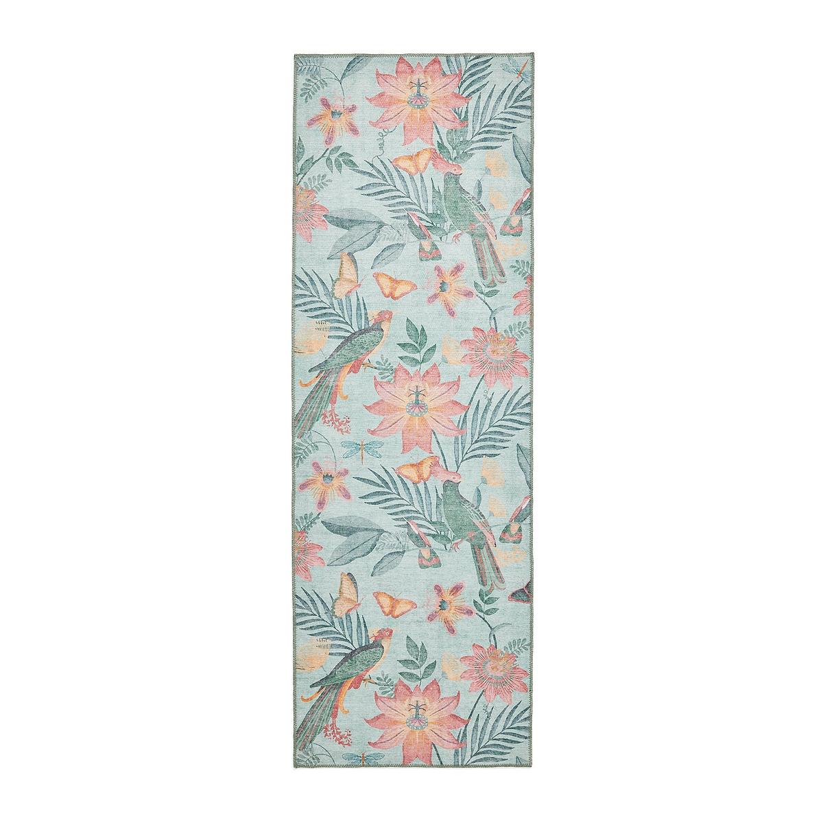 Amaya Tropical Birds Washable Runner from Roseland Furniture
