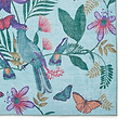 Amaya Tropical Birds Washable Rug Purple from Roseland Furniture